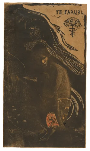 Te faruru (Here We Make Love), from the Noa Noa Suite by Paul Gauguin, print, 1894