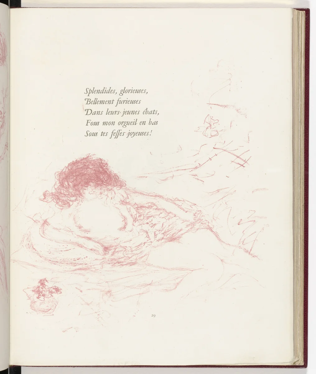 In-text plate (page 29) from Parallèlement (In Parallel) by Pierre Bonnard, illustrated book, 1900