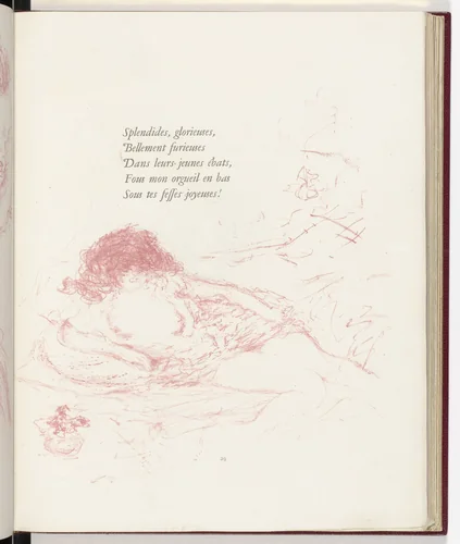 In-text plate (page 29) from Parallèlement (In Parallel) by Pierre Bonnard, illustrated book, 1900