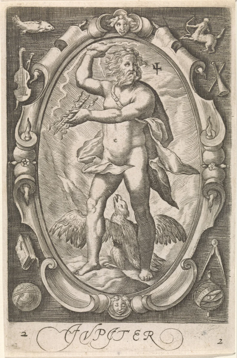 Jupiter by anonymous, print, 1597