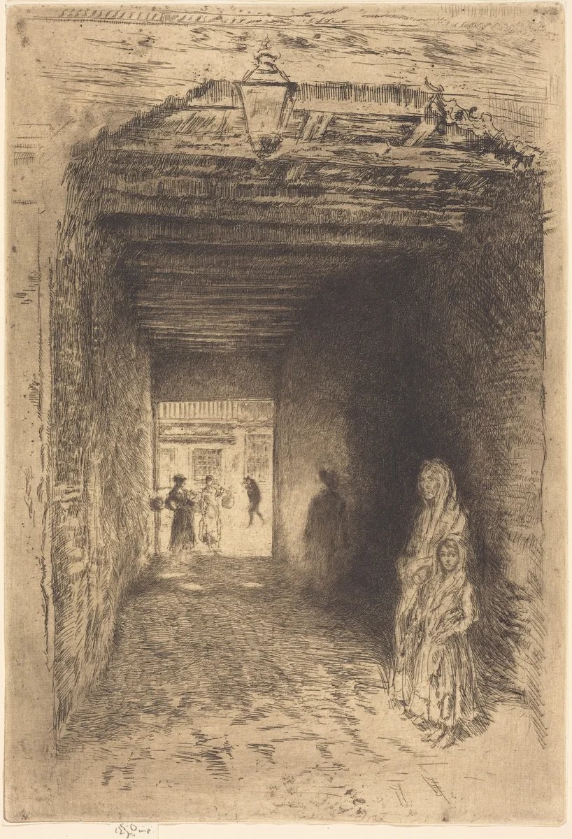 The Beggars by James McNeill Whistler, print, 1879-1880
