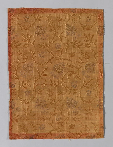Fragment by Italy, textile, 1650-1700
