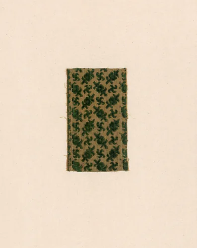Fragment by Italy, textile, 1601-1650