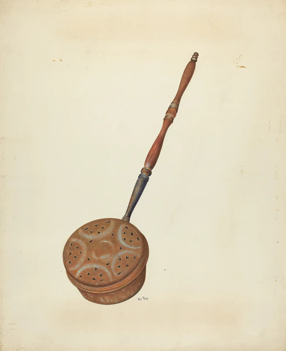 Bed Warmer by Ray Price, index of american design, 1938