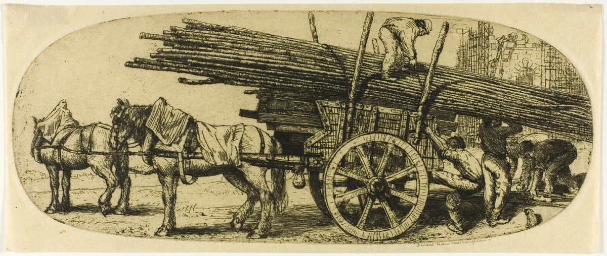 The Builders by Donald Shaw MacLaughlan, print, 1904