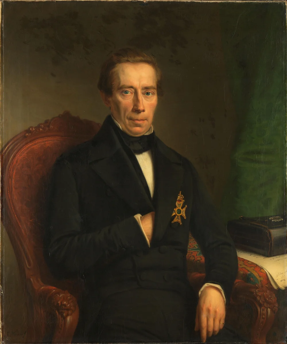 Untitled by Johan Heinrich Neuman, painting, 1852