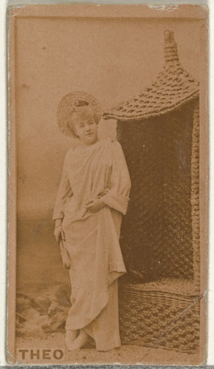 Theo, from the Actors and Actresses series (N145-8) issued by Duke Sons & Co. to promote Duke Cigarettes by W. Duke, Sons & Co., photograph, 1890-1895