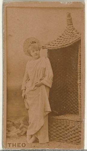 Theo, from the Actors and Actresses series (N145-8) issued by Duke Sons & Co. to promote Duke Cigarettes by W. Duke, Sons & Co., photograph, 1890-1895
