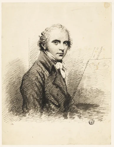 Self-Portrait by William Beechey, drawing, 1870-1900