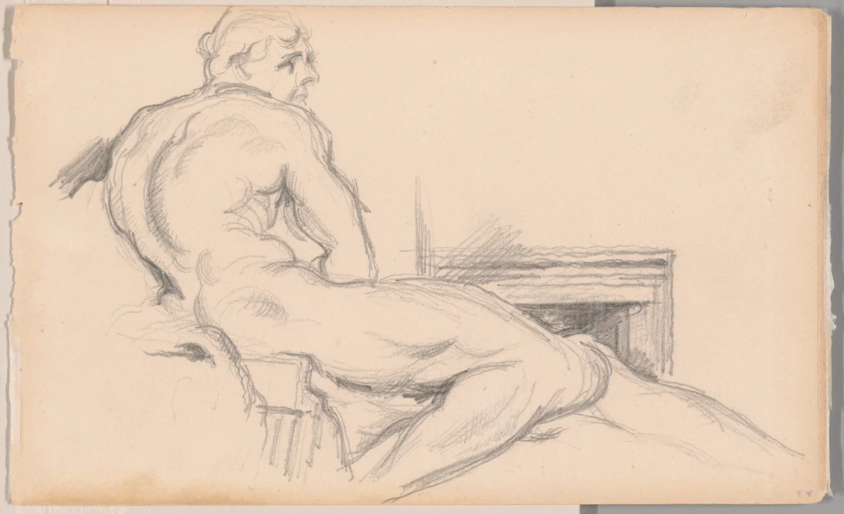 Hercules Resting by Paul Cézanne, drawing, 1897