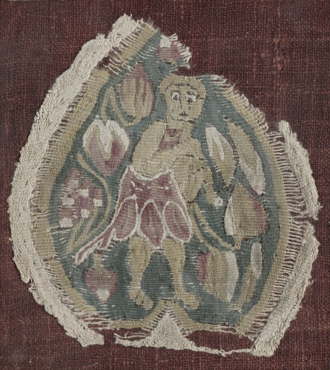 Spade-shaped Ornament by Unknown, textile, 600-799