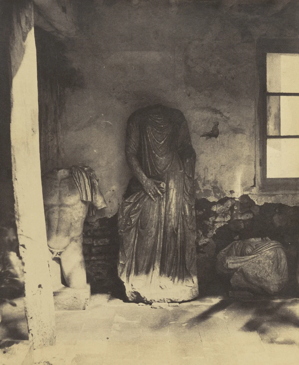 Statue Fragments, Museum of Cherchell by John B. Greene, photograph, 1855