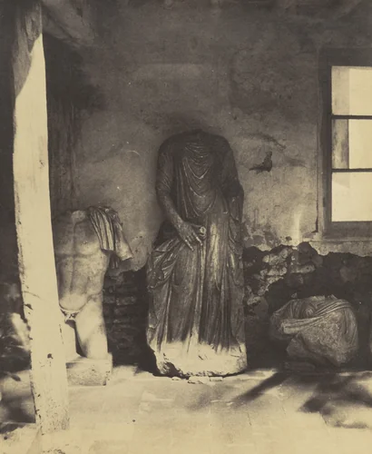 Statue Fragments, Museum of Cherchell by John B. Greene, photograph, 1855