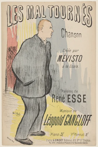 Les Mal Tournés by Henri Gabriel Ibels, print, 1890-1895