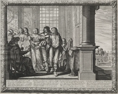 The Prodigal Son: Dressing for the Feast by Abraham Bosse, print, 1635