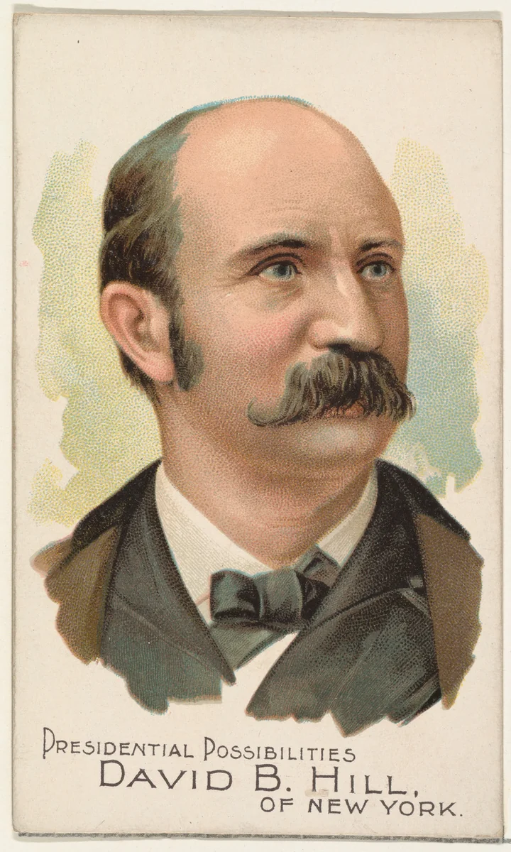 David B. Hill of New York, from the Presidential Possibilities series (N124) issued by Duke Sons & Co. to promote Honest Long Cut Tobacco by W. Duke, Sons & Co., print, 1888