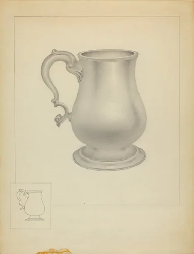 Silver Mug by Isidore Steinberg, index of american design, 1936