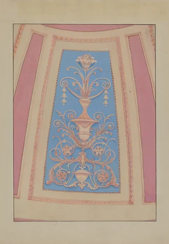 Plaster Ornament by Vera Van Voris, index of american design, 1936