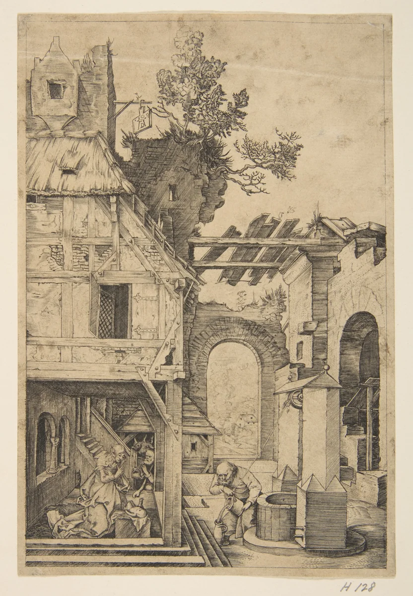 The Nativity (copy) by Albrecht Dürer, print, 1485-1600