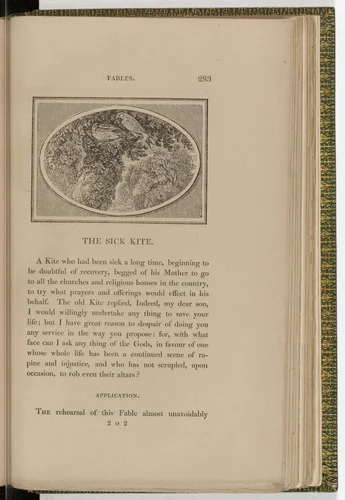Headpiece (page 283) from The Fables of Aesop by Thomas Bewick, illustrated book, 1818