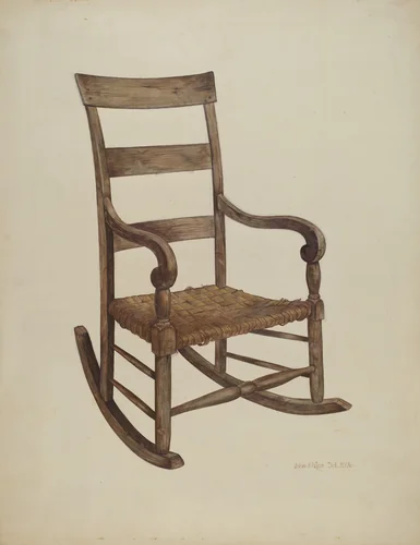 Rocking Chair by John Price, index of american design, 1942