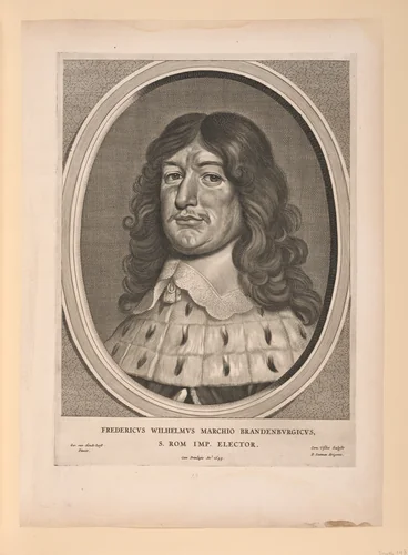 Frederick William, Elector of Brandenburg, from Nine Portraits by Cornelis Visscher, print, 1649