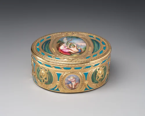 Snuffbox by Jean-Joseph Barrière, metalwork, 1769-1770