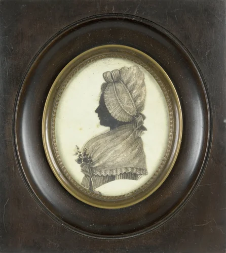 Portret van een vrouw by anonymous, painting, 1775