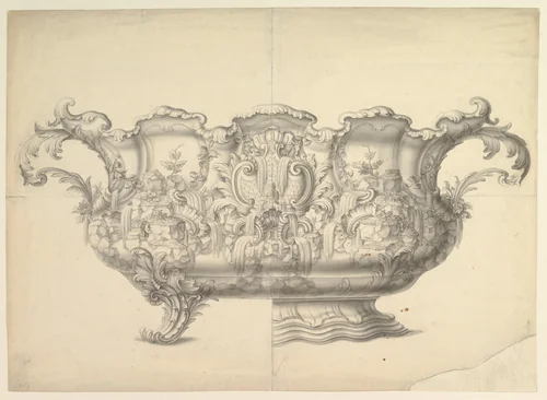 Design for a Jardinière by anonymous, drawing, 1700-1800