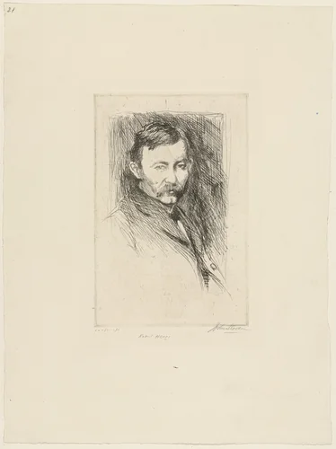Robert Henri by John Sloan, print, 1902