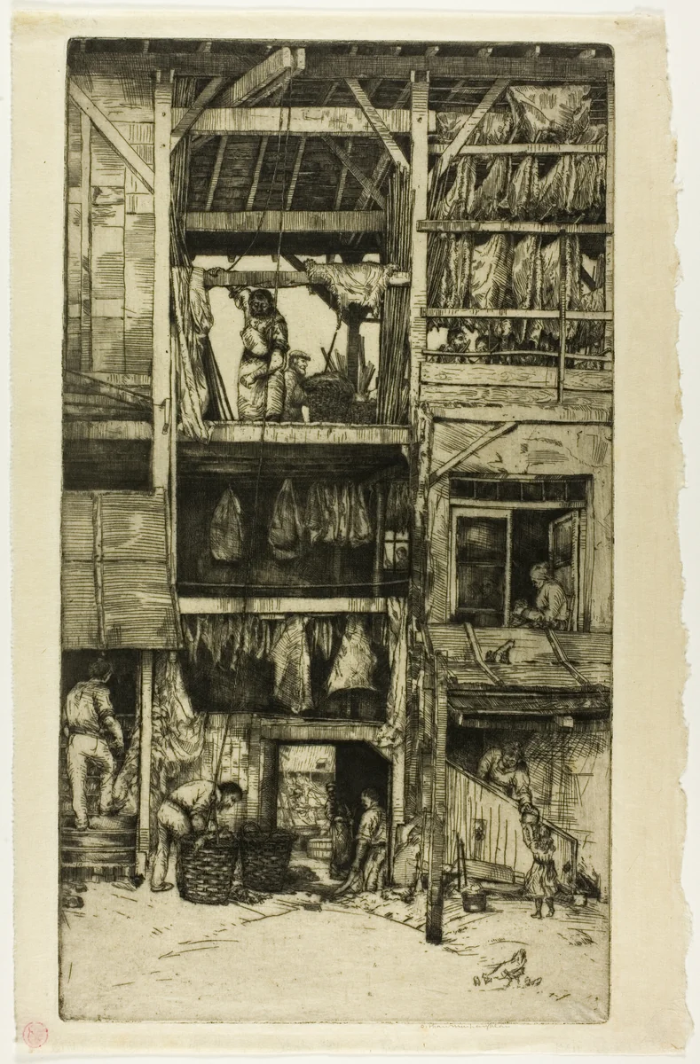 The Tannery by Donald Shaw MacLaughlan, print, 1901
