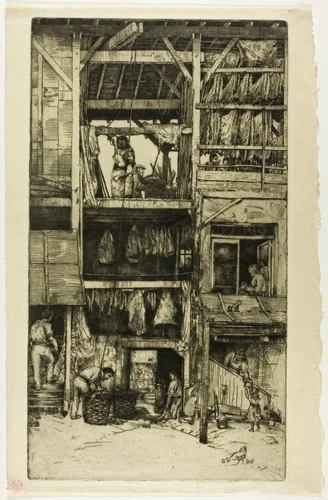 The Tannery by Donald Shaw MacLaughlan, print, 1901