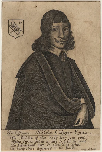 Nicholai Culpeper, Equitus by Thomas Cross, print, 1602-1704
