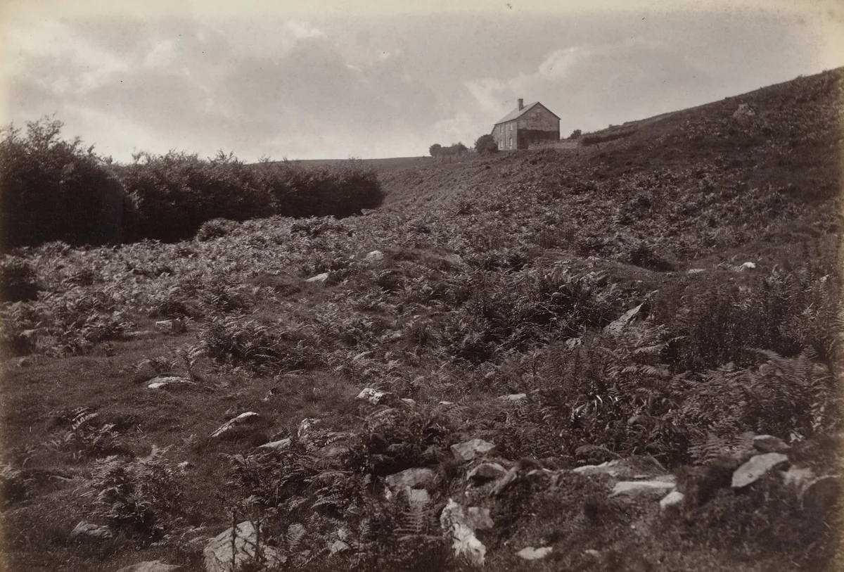 The Doone Houses and Shepherd's Hut by Francis Bedford, photograph, 1855