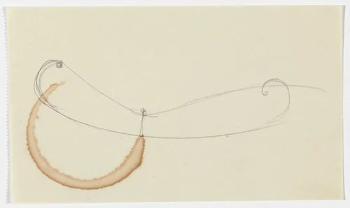 Reclining Chair without Arms (Elevation sketch) by Ludwig Mies van der Rohe, mies van der rohe archive, 1926