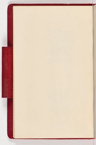 Page 46 (Blank Page) by Gustav Klimt, sketchbook, 1898