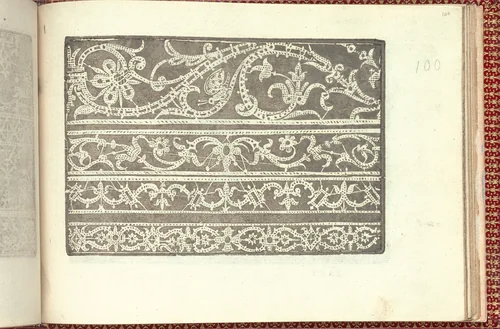 Corona delle Nobili et Virtuose Donne: Libro I-IV, page 100 (recto) by Cesare Vecellio, book, 1601