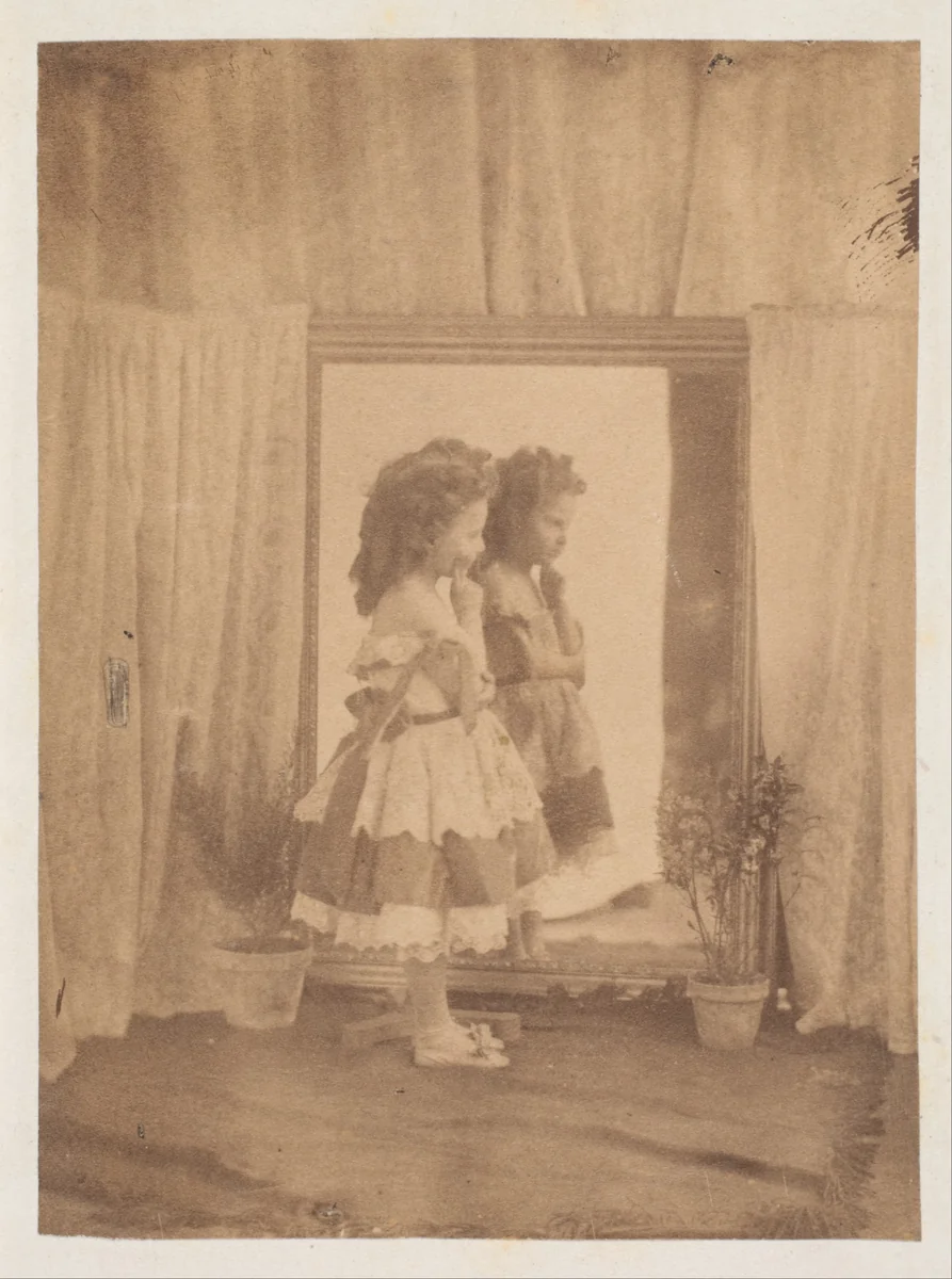 Le reflet (profile) by Pierre-Louis Pierson, photograph, 1860-1869