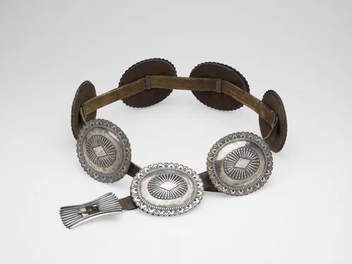 Concho Belt by Navajo, other, 1880-1890