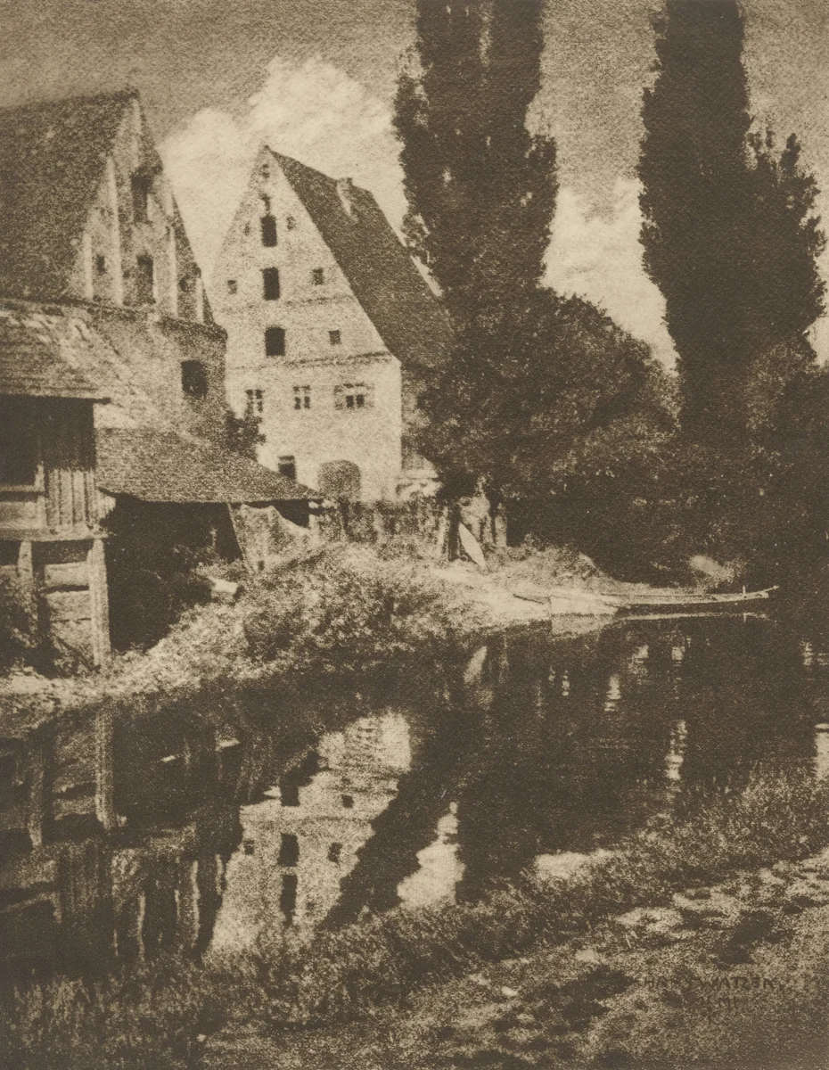 Alter Stabtgraben by Hans Watzek, photograph, 1902
