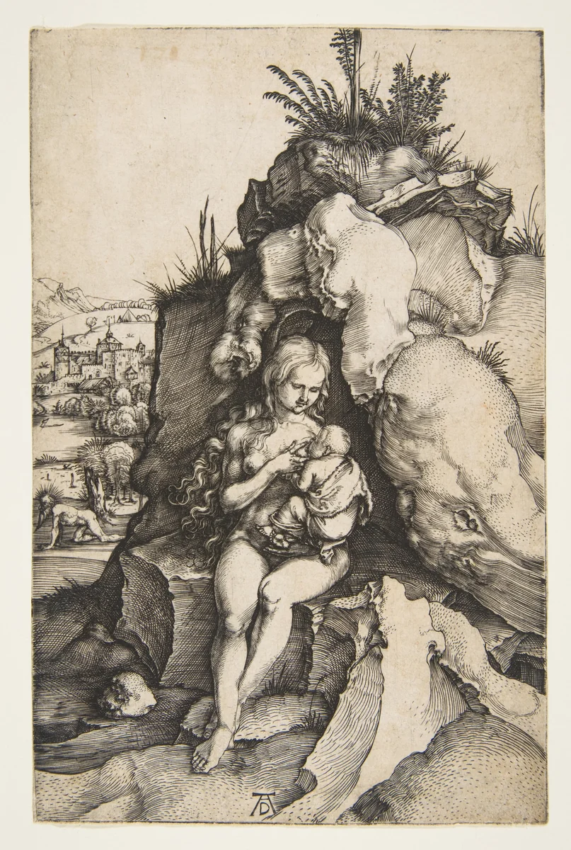 The Penance of Saint John Chrysostom by Albrecht Dürer, print, 1496