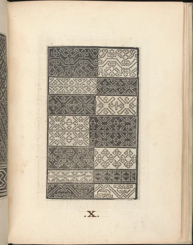 Esemplario di lavori, page 10 (recto) by Nicolò Zoppino, book, 1529