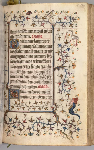 Hours of Charles the Noble, King of Navarre (1361-1425): fol. 210r, Text by Master of the Brussels Initials and Associates, book, 1400-1410