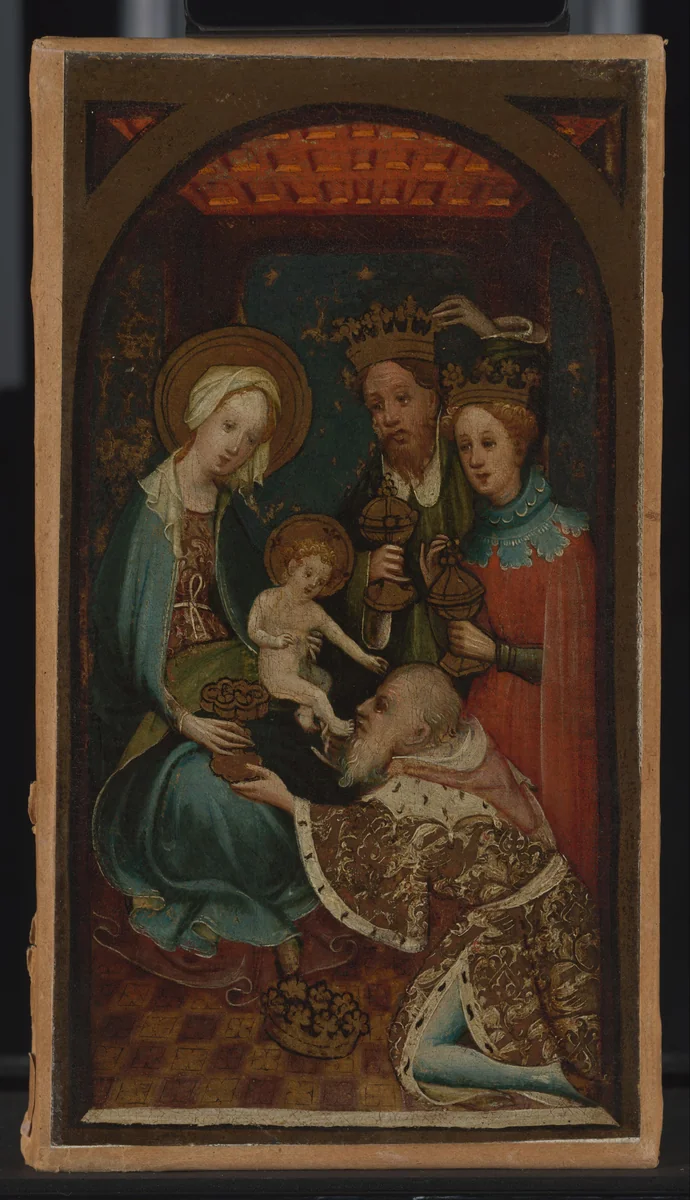 The Adoration of the Magi by anonymous, painting, 1410