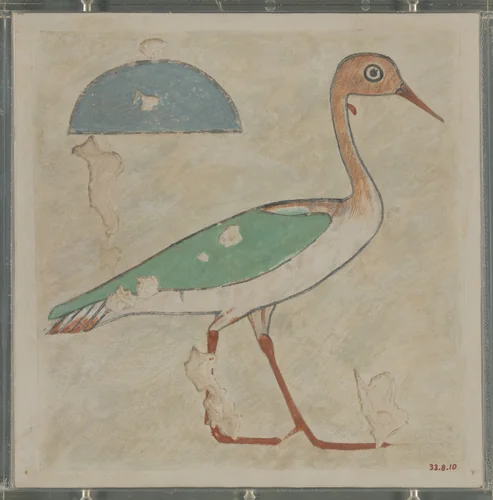 Detail of a Bird, Tomb of Khnumhotep by Nina de Garis Davies, artwork, -1897
