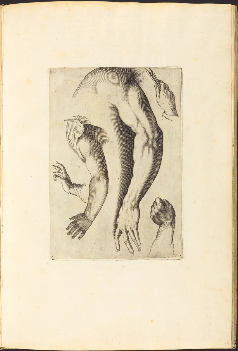 Print from Drawing Book by Luca Ciamberlano, print, 1610-1620