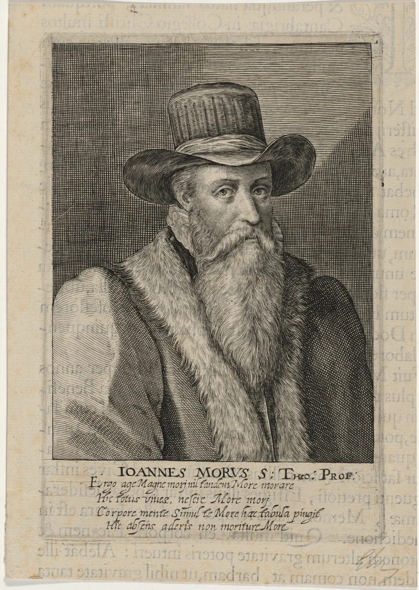 John More, Rector of Saint Andrew's, Norwich by Magdalena van de Passe
Willem de Passe, print, 1620