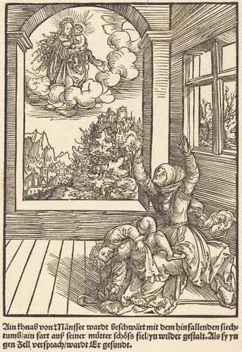 Ain khnab von Mansee wardt .. by Master of the Miracles of Mariazell, print, 1503