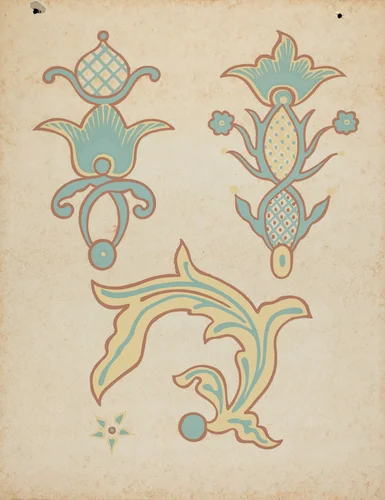 San Juan Capistrano Mission Altar Dome from the portfolio "Decorative Art of Spanish California" by American 20th Century, index of american design, 1935-1942