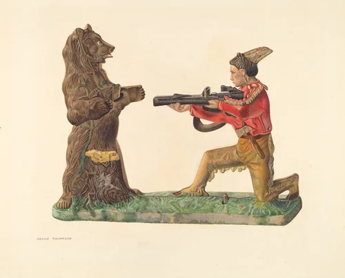 Toy Bank by Archie Thompson, index of american design, 1941